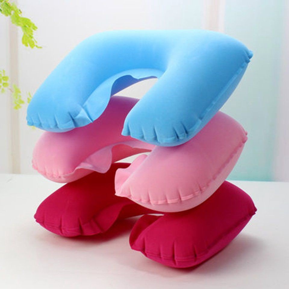 Gối hơi kê cổ chữ U dùng đi du lịch,văn phòng