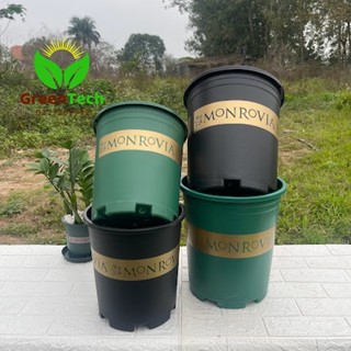 5 chậu nhựa monrovia 3gl việt nam - chậu trồng cây cảnh, hoa