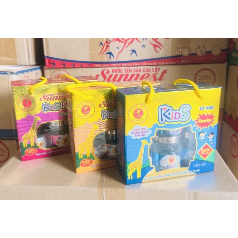 Yến sào Sunnest Trẻ Em, giải pháp giúp bé thông minh, cao lớn