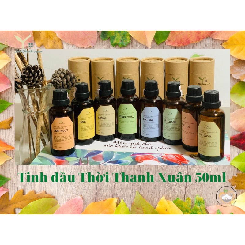 Tinh dầu thiên nhiên Đà Lạt “Nhà của Thời Thanh Xuân” 50ml - nguyên chất, thơm phòng thư giãn