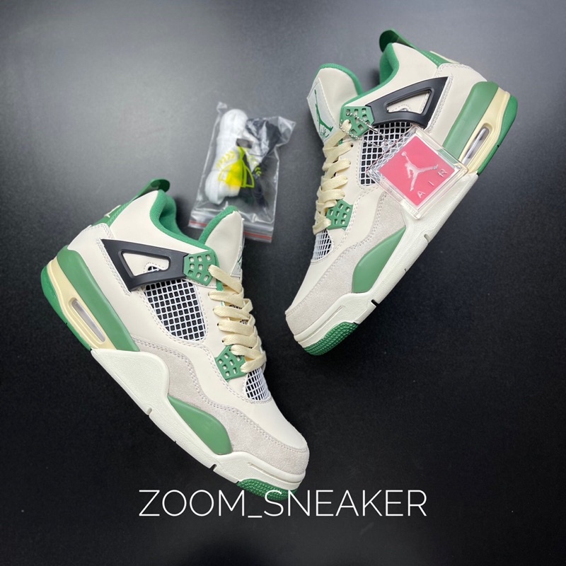 Giày JD4 Retro Sp Pine Green - Jd4 Metalic Green White 2023
