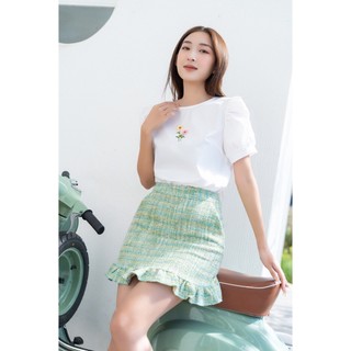 Minx - áo evelyn hand embroi blouse