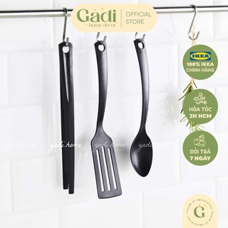 Bộ dụng cụ 3 món làm bếp chính hãng thụy điển gadi home - bộ nấu ăn xẻng, muôi xào, kẹp thức ăn cao cấp| gnarp