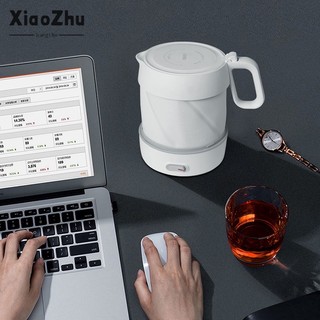Ấm đun nước xiaozhubangchu silicone 110v/ 220v gấp gọn tiện lợi mang đi du lịch