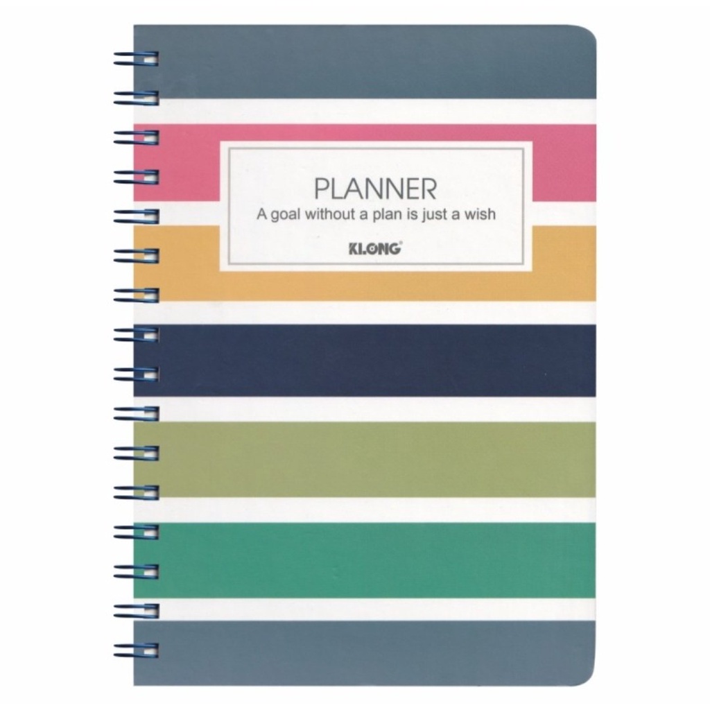 Sổ kế hoạch KLong lò xo kép Planner A5 200 trang 72,4/M2; MS: 945