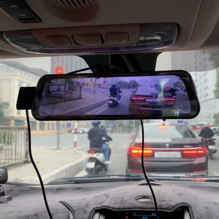 Camera hành trình ô tô X10 Full HD 1080p có kết nối điện thoại, gương chiếu hậu trước và sau, quay đêm sắc nét - XETABON | BigBuy360 - bigbuy360.vn
