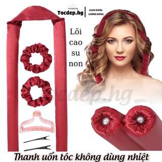 Lô uốn tóc không dùng nhiệt, Thanh uốn tóc không nhiệt lõi Cao Su / Xốp, Dây cao su uốn tóc tocdep