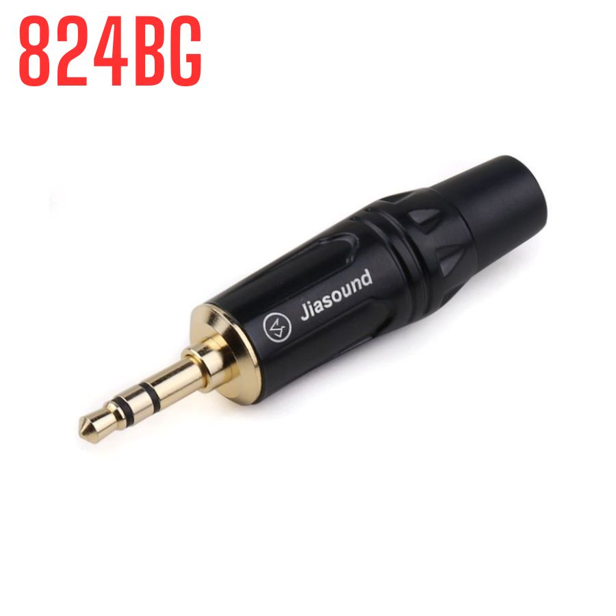 Jack 3.5 Stereo Jiasound 824BG, đầu 3ly điện thoại