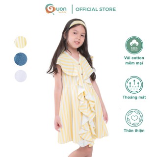 Váy bé gái GUON vải cotton thoáng mát cho bé từ 11 - 42kg Khuê Anh