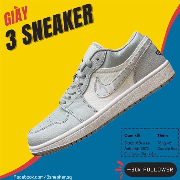 Giày Nyke Air Jordan 1 Low White Camo, JD Thấp Trắng Camo Bản Đẹp , Fullbox, Full Phụ Kiện