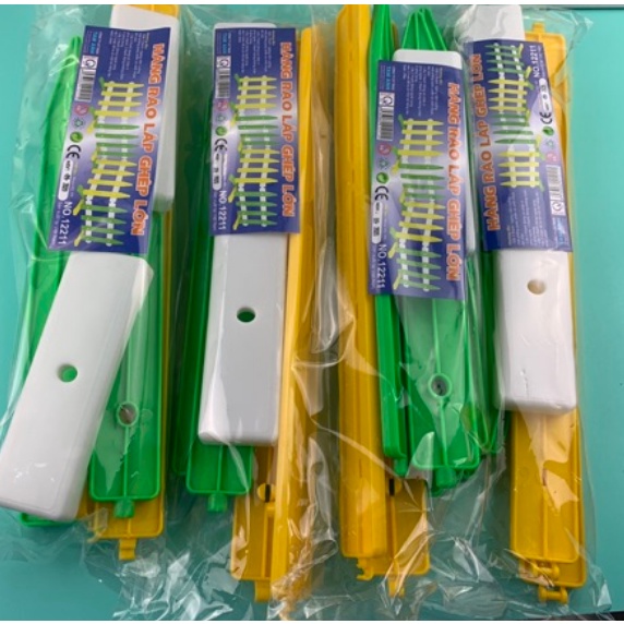 Đồ chơi hàng rào lắp ghép lớn bằng nhựa ép- Đồ chơi mầm non Hoàng Hà