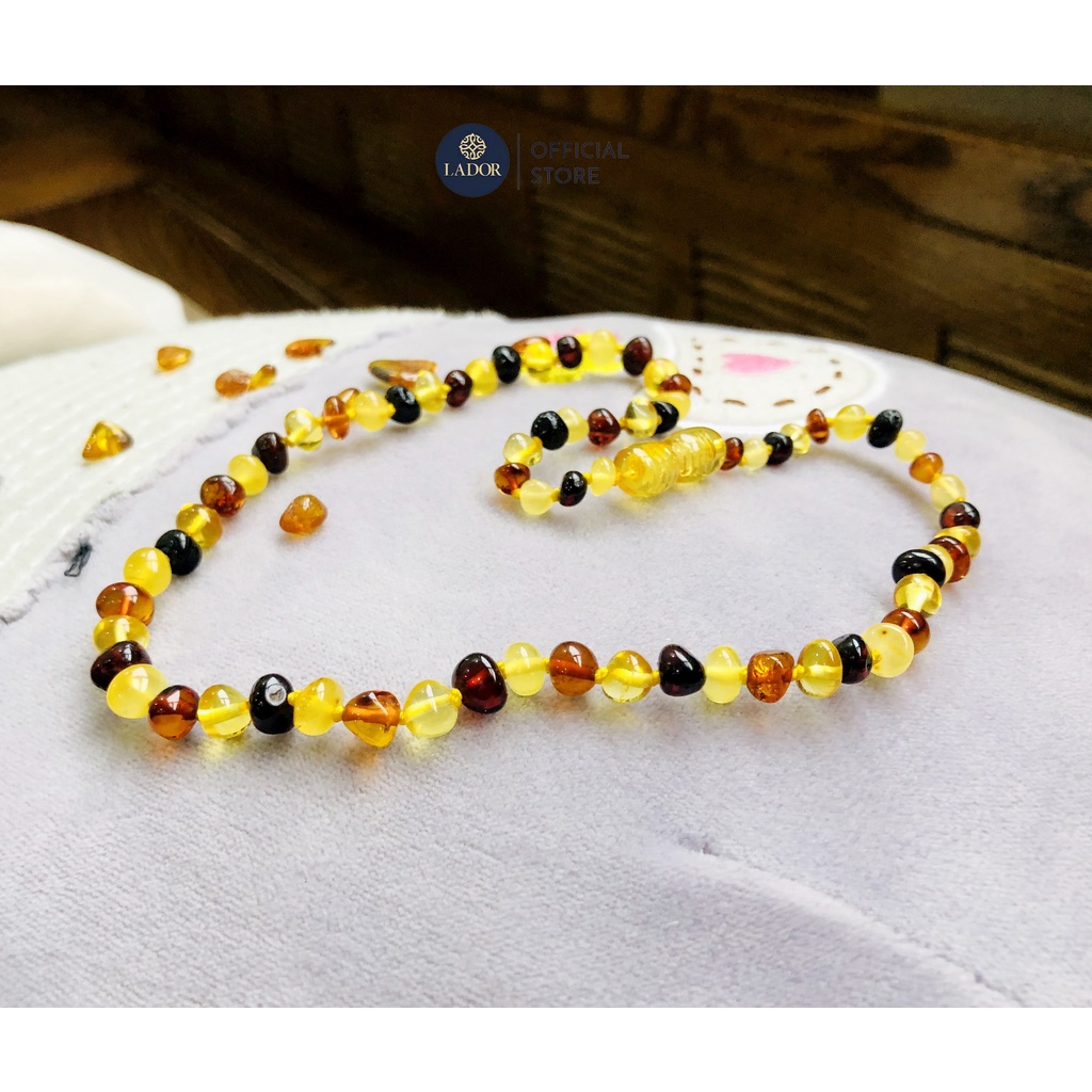 Vòng hổ phách Amber cho bé từ sơ sinh chính hãng - Lador Jewelry