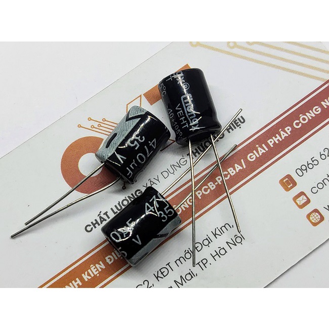 Tụ hóa 470uF 35V 10x13mm (10c)