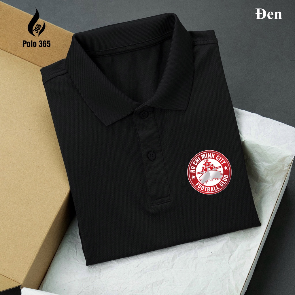 Áo thun polo câu lạc bộ TP HCM , Áo Polo CLB V-League - chất liệu cá sấu poly