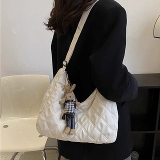 Túi xách nữ vải phao đeo chéo unisex, túi đeo vai trần trám phong cách ulzzang Hàn Quốc