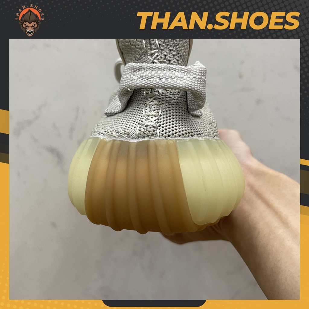 Giày 350 V2 Sesame, Yz 350 Xám Xi Măng - Than.Shoes