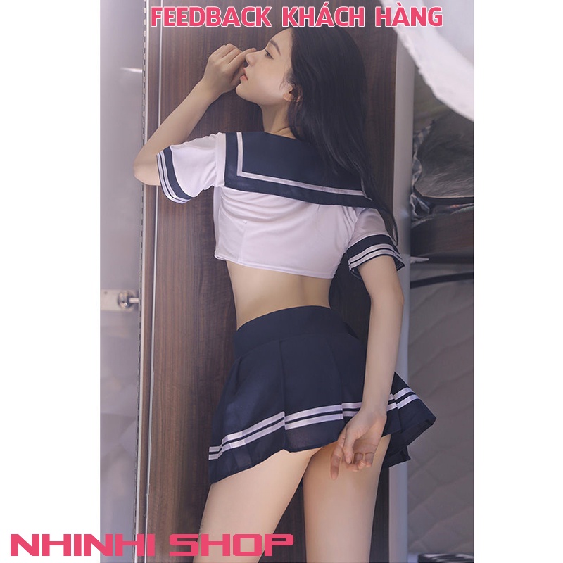 Đồ ngủ cosplay học sinh sexy Set váy ngủ cosplay nữ sinh gợi cảm anime NHINHI SHOP - CP02