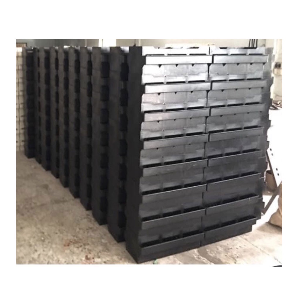 Bakki lọc hồ cá koi 1 tầng trắng - đen size 68x35x24cm drc