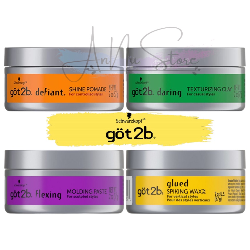 Sáp wax tạo kiểu tóc Got2b glued spiking