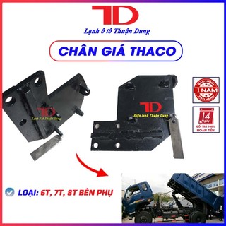 Chân giá block lạnh ô tô THACO 6 đến 8 tấn bên phụ