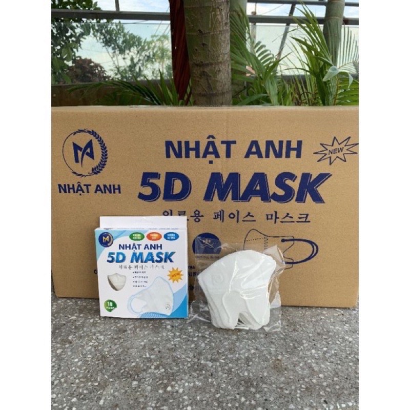 (Free Ship) Thùng 200 chiếc khẩu trang 5D, 3 lớp kháng khuẩn giá tại xưởng rẻ tại ( BaoPhong6886)