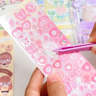 (Combo giá rẻ) sticker tập decor, trang trí top loader
