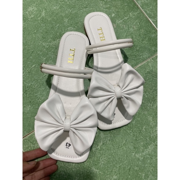 Dép mang 2 kiểu có nơ xinh xắn bigsize 35-45