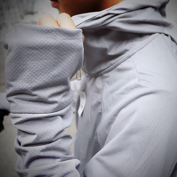 Áo Chống Nắng Nam Cao Cấp UNIM Chống Tia UV Chất Liệu Poly Kim Cương Thông Hơi Có Mũ Trùm Đầu - CN01