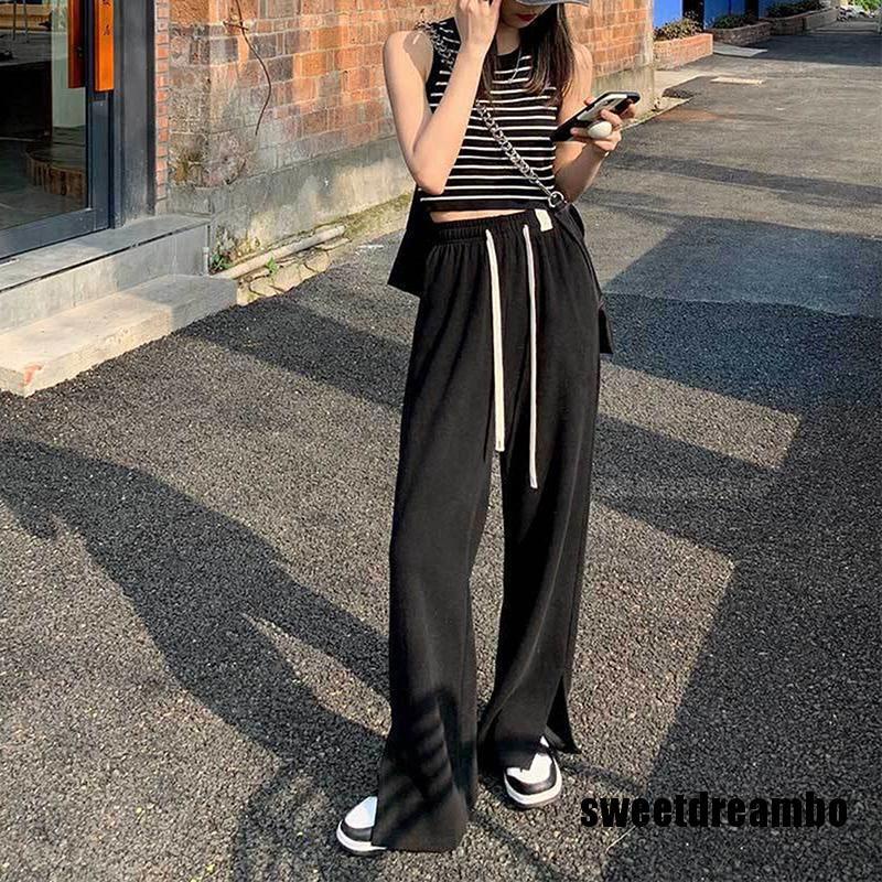 Áo Dệt Kim Sát Nách Cổ Tròn Kẻ Sọc Thời Trang Mùa Hè Cho Nữ