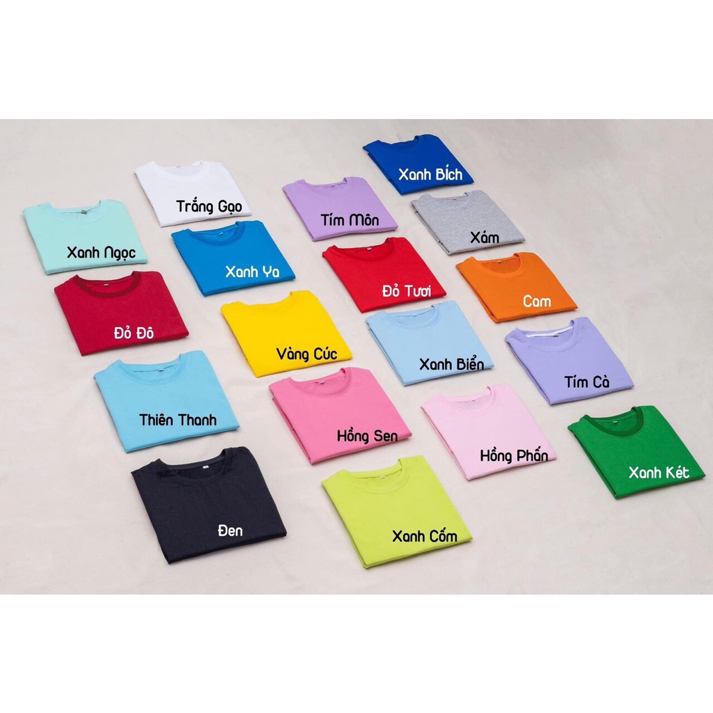 IN ÁO THEO YÊU CẦU  RẺ VÔ ĐỊCH CHO NHÀ HÀNG, CÔNG TY, GIA ĐÌNH, NHÓM BẠN, ÁO ĐI DU LỊCH, ÁO NHÓM, ÁO LỚP chất cotton xịn
