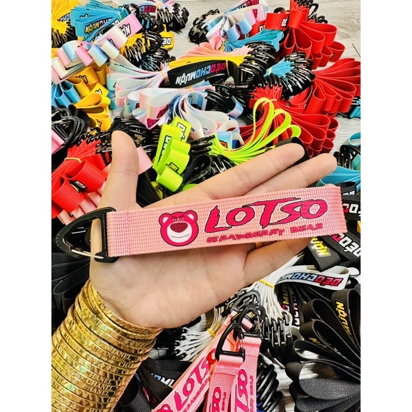 Dây Móc Chía Khoá Xe Hình Gấu Lotso Siêu dễ thương