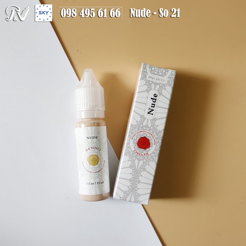 Set 3 Màu Vàng + Da + Cam Davinci