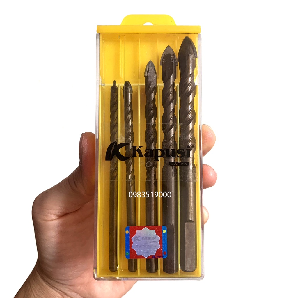 Bộ 5 mũi khoan đa năng Kapusi Nhật Bản