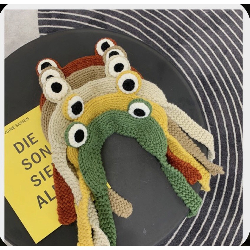 Mũ Len Ếch Handmade