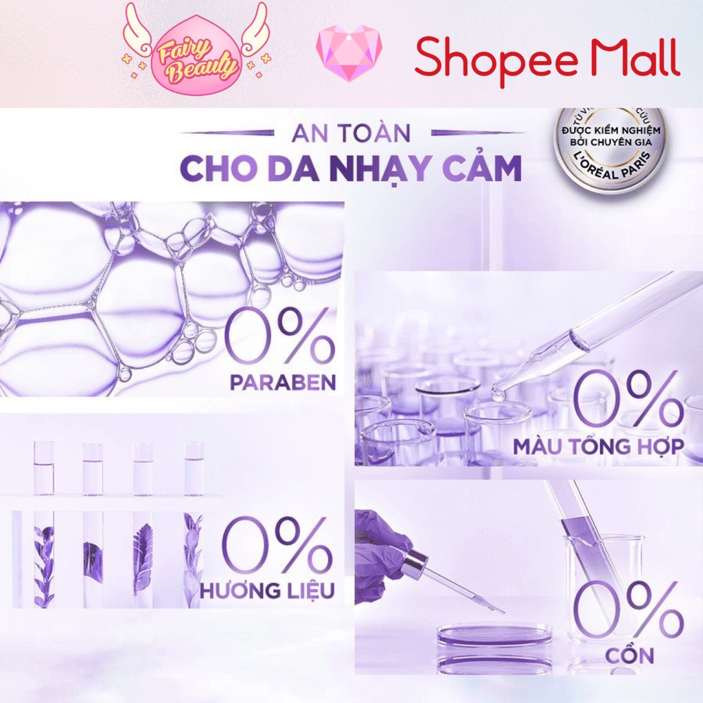 [L'OREAL PARIS] Tinh Chất HA Giúp Phục Hồi, Siêu Cấp Ẩm Mềm Mịn Làn Da Revitalift Pure Hyaluronic Acid 1.5% 30/15/7.5ml