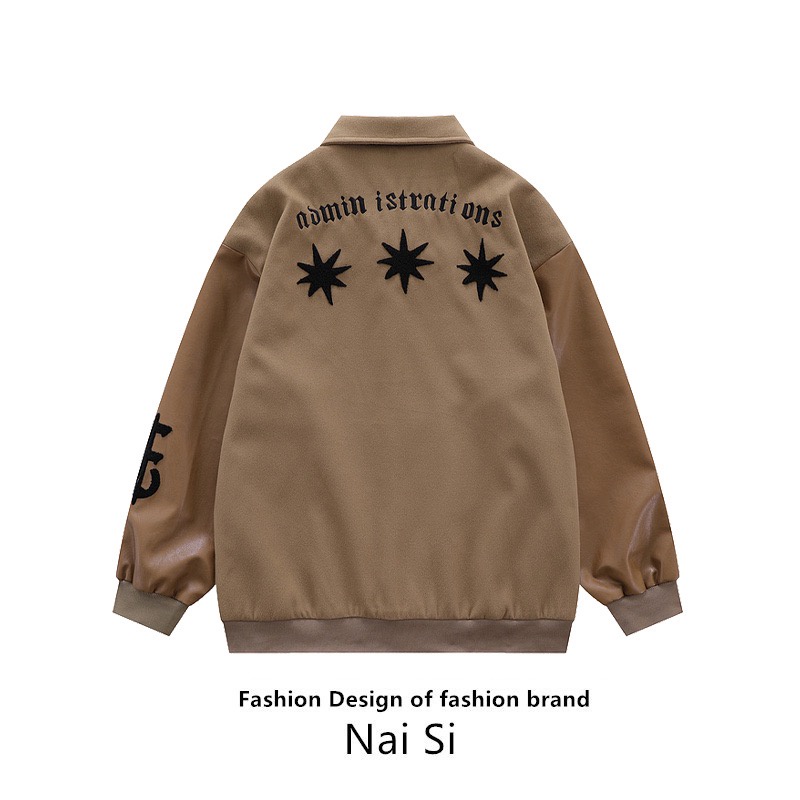 Áo Khoác Nam Dáng Rộng Phong Cách Hàn Quốc Cá Tính