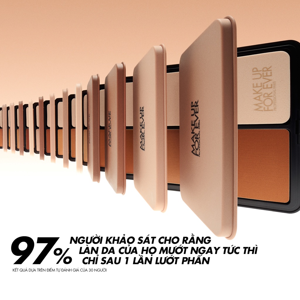 [Mới 2023] Phấn Nền Trang Điểm Kiềm Dầu HD Skin Powder Foundation 11g - MAKE UP FOR EVER - Nhập khẩu độc quyền từ Pháp