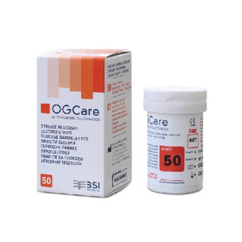 Que thử đường huyết OG care 50 que