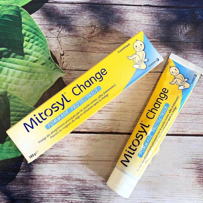 Kem Mitosyl Change Pháp cho da hăm tã côn trùng cắn cho bé và người lớn 145g
