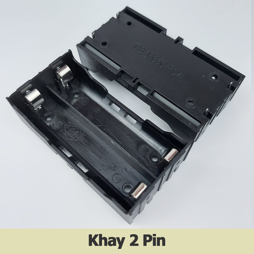 Khay pin 18650 Đế giữ pin Mạ Kẽm 1 2 3 4 cell Pin