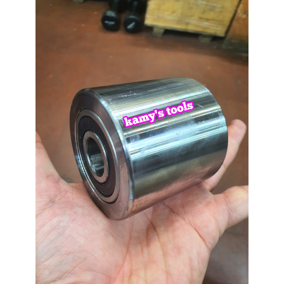 Bánh xe nâng tay PU đỏ 68x73, 70x80