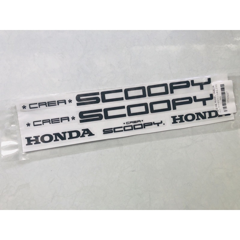 Tem Scoopy Decal in