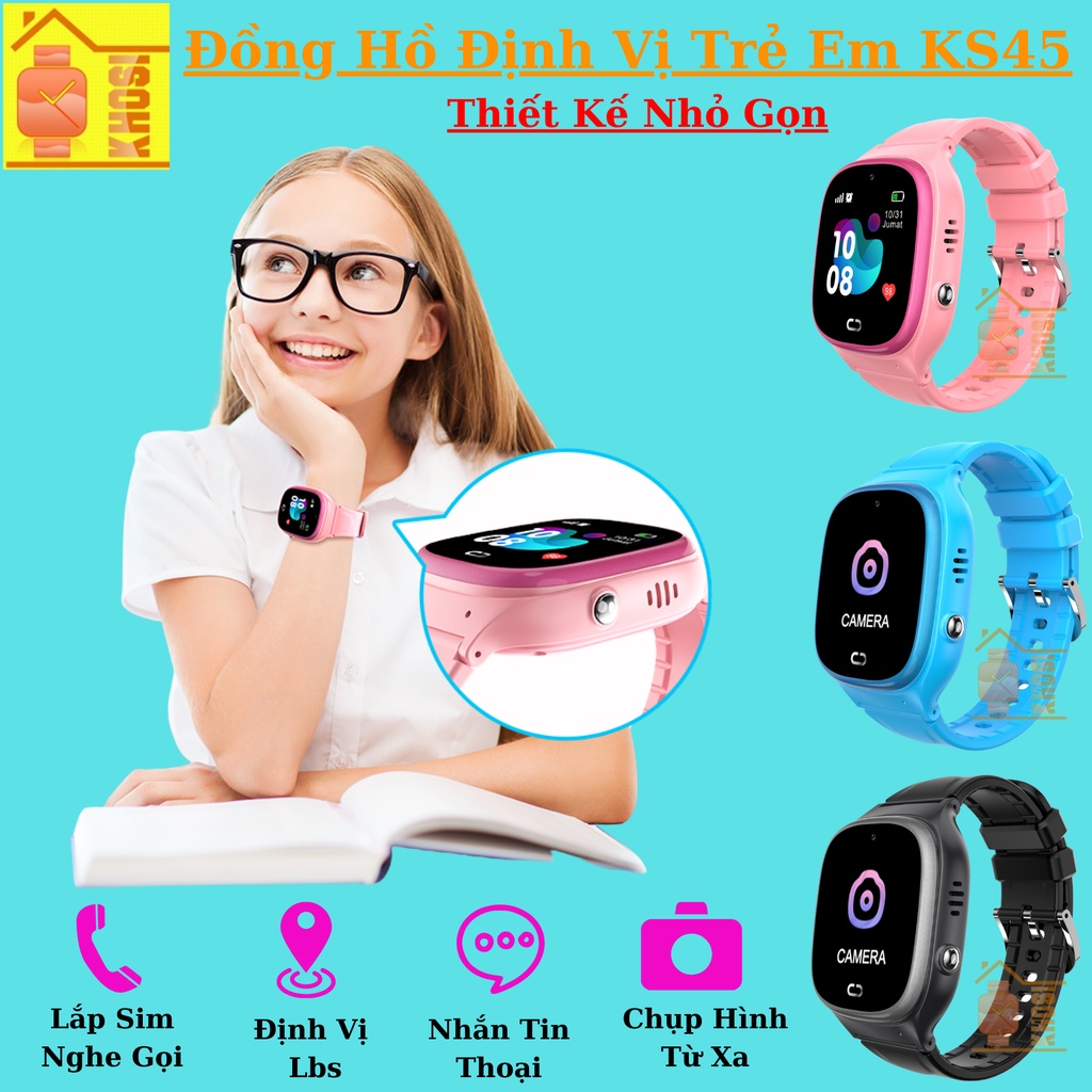 ĐỒNG HỒ THÔNG MINH CHỐNG NƯỚC KS50 ( Mới nhất năm 2023 thiết kế nhỏ gọn)