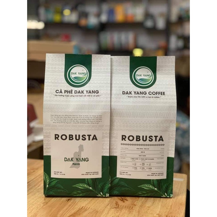 Cafe Fine Robusta dạng bột 100% cà phê chín đỏ  - Fine 500g ĐẮK YANG CAFE