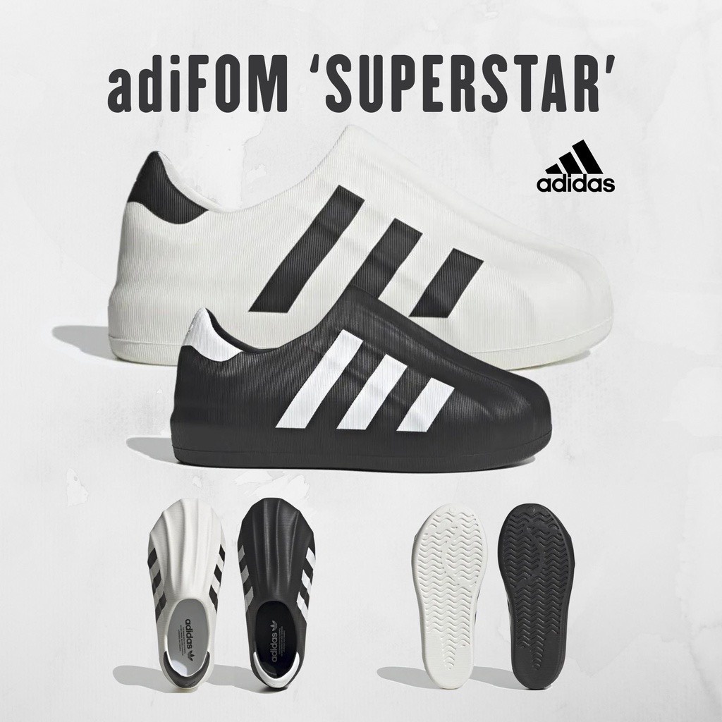 Giày Adidas Adifom Superstar Core Black & White, Adidas adifom mũi sò đen trắng, form chuẩn, bản High quality