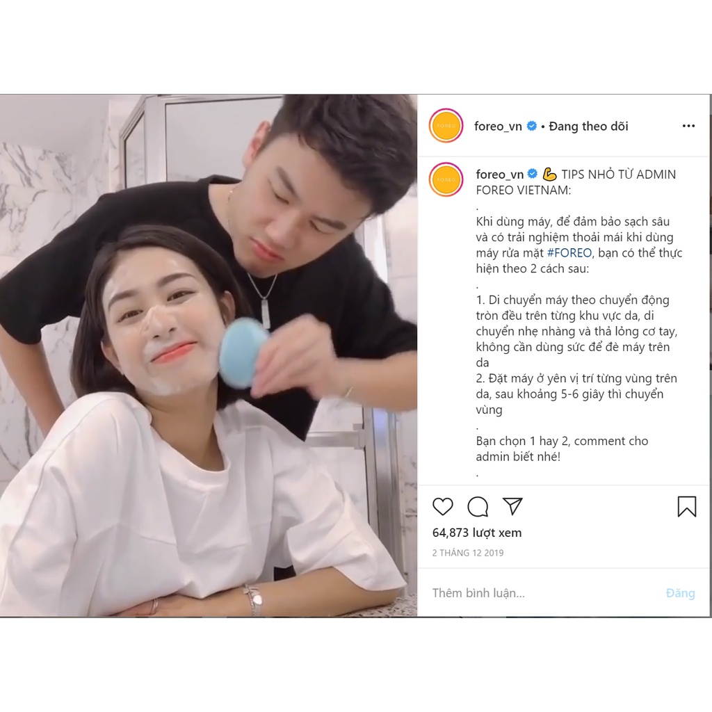 Máy Rửa Mặt Foreo Luna 3 Chính Hãng - Bảo Hành 2 Năm - Nhập Khẩu Phân Phối Chính Ngạch