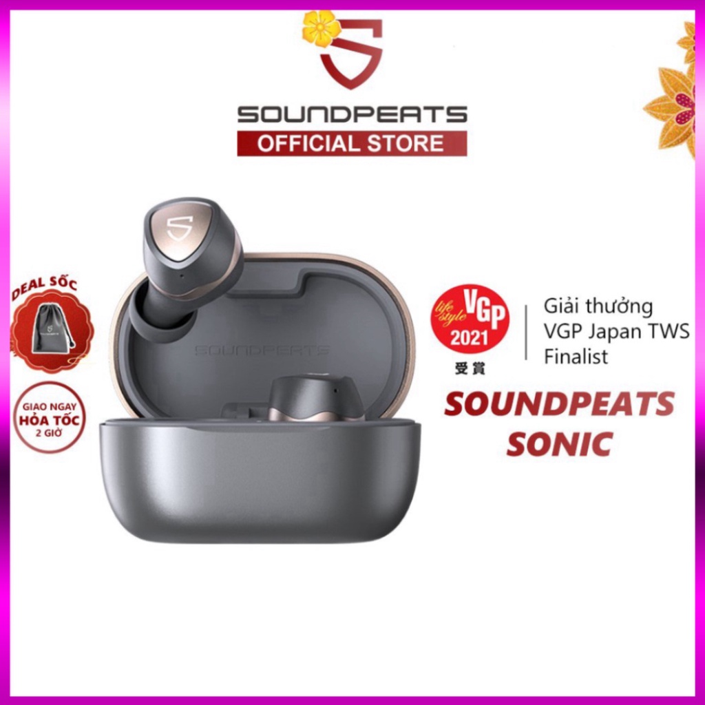Tai nghe True Wireless SoundPEATS Sonic Mirroring Bluetooth 5.2 - Siêu sale giá tốt