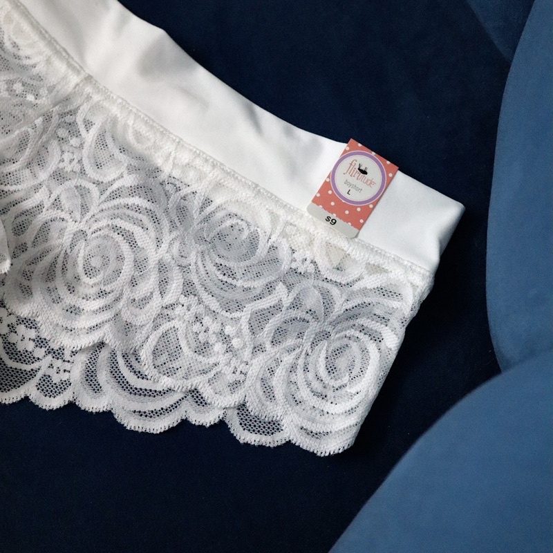 Quần lót nữ mông boyshort FLIRTitude phối ren mông gợi cảm viền êm không hằn