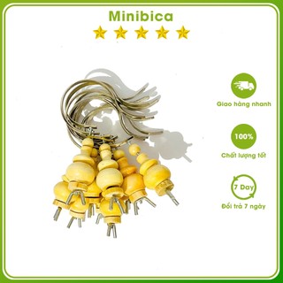Móc lồng khuyên Minibica móc lồng chim chào mào phụ kiện lồng chim PK111