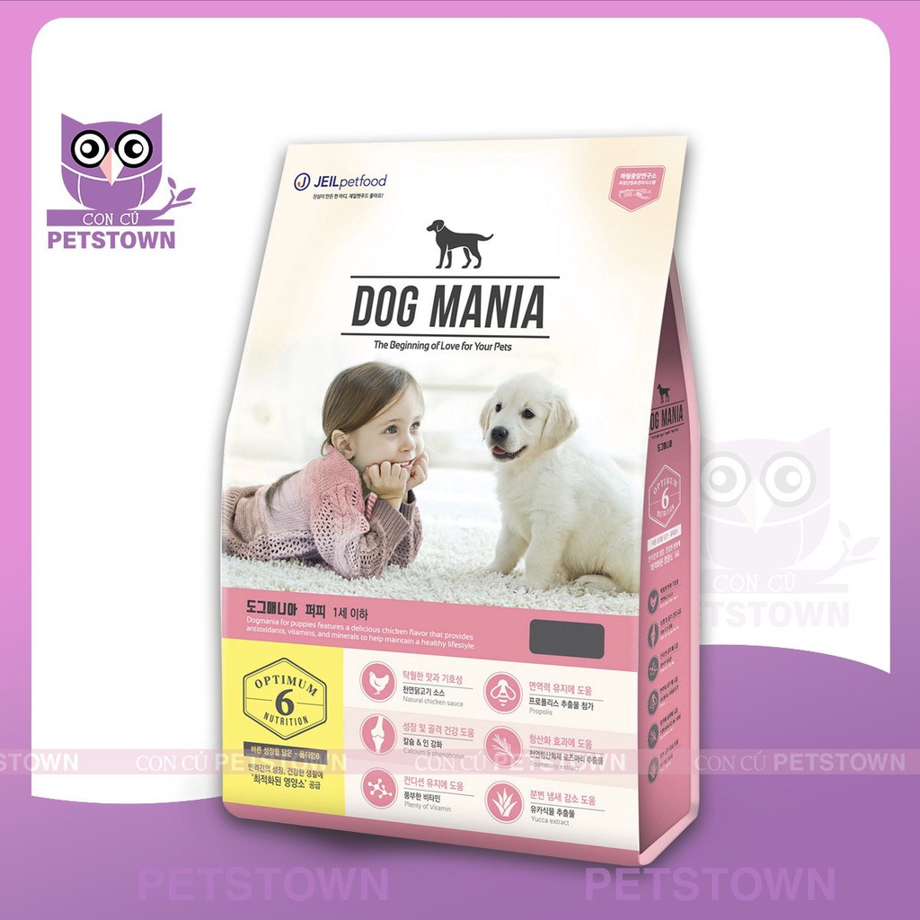 DOG MANIA - Thức ăn hạt cho chó nhập khẩu Hàn Quốc